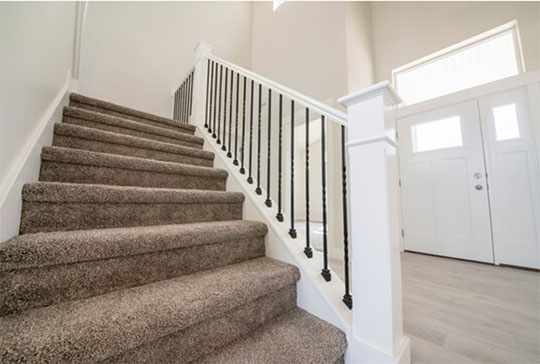 carpeted staircase cleaning