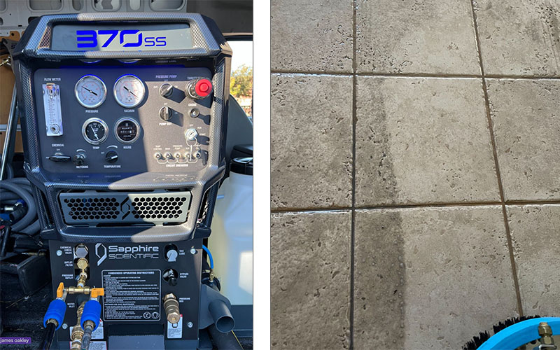 cleaning tile grout equipment