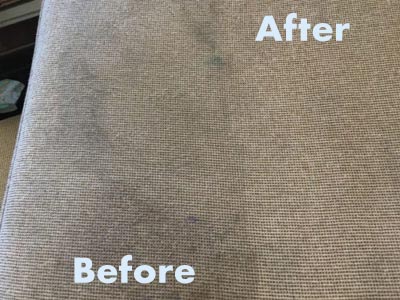 clean upholstery in Houston home