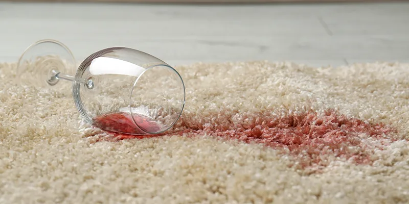 Remove Wine Spill From Carpets in Greater Houston Area