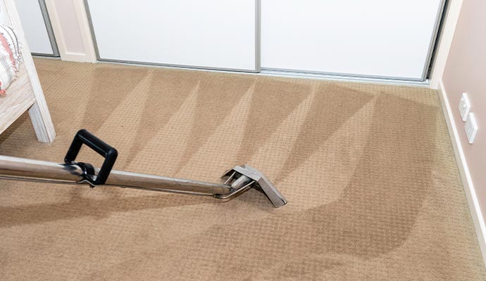 carpet cleaning with equipment