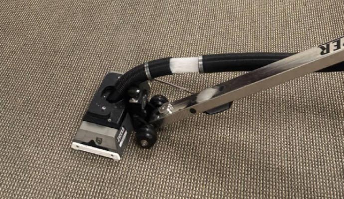 Carpet cleaning with equipment