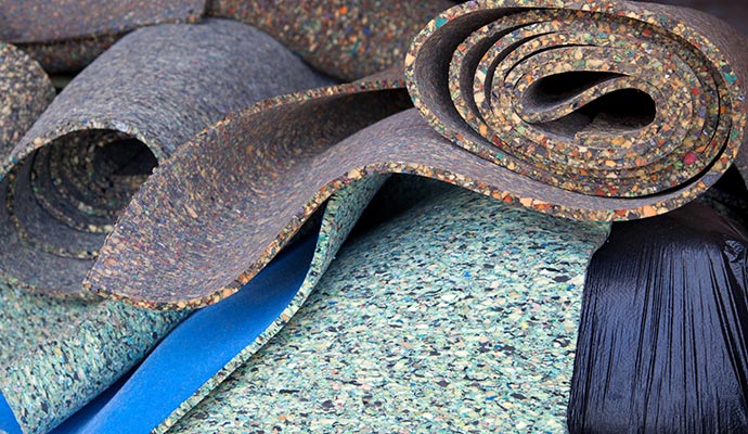 carpet padding repair professionally