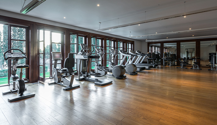 Houston's Fitness Center and Gym Deep Floor Cleaning Service