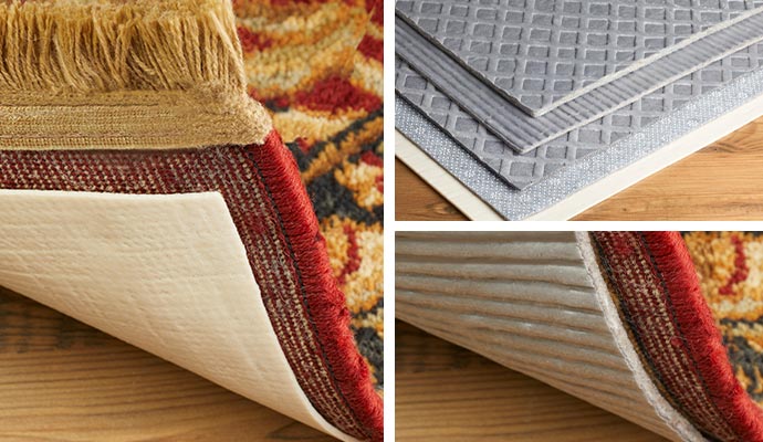 different types of rug pad