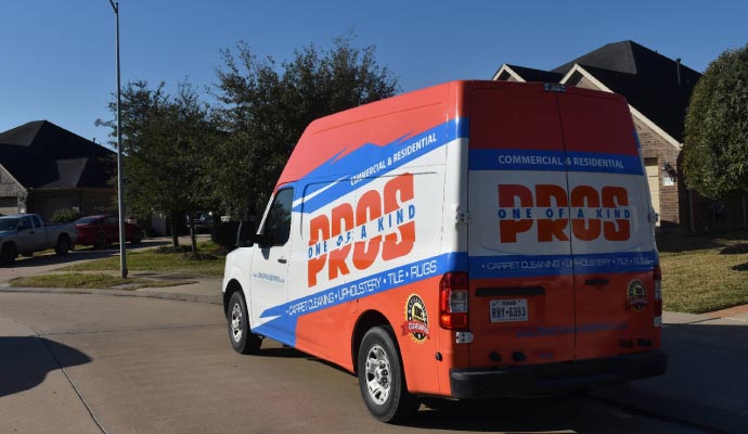 One of a Kind Pros service vehicle